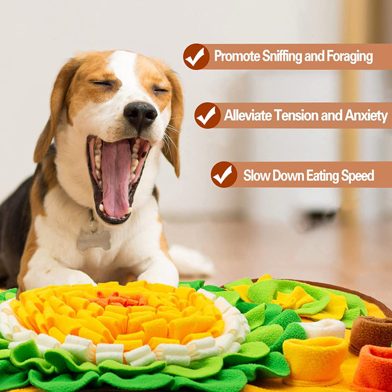 Bone Shaped Pet Sniffing Training Mat