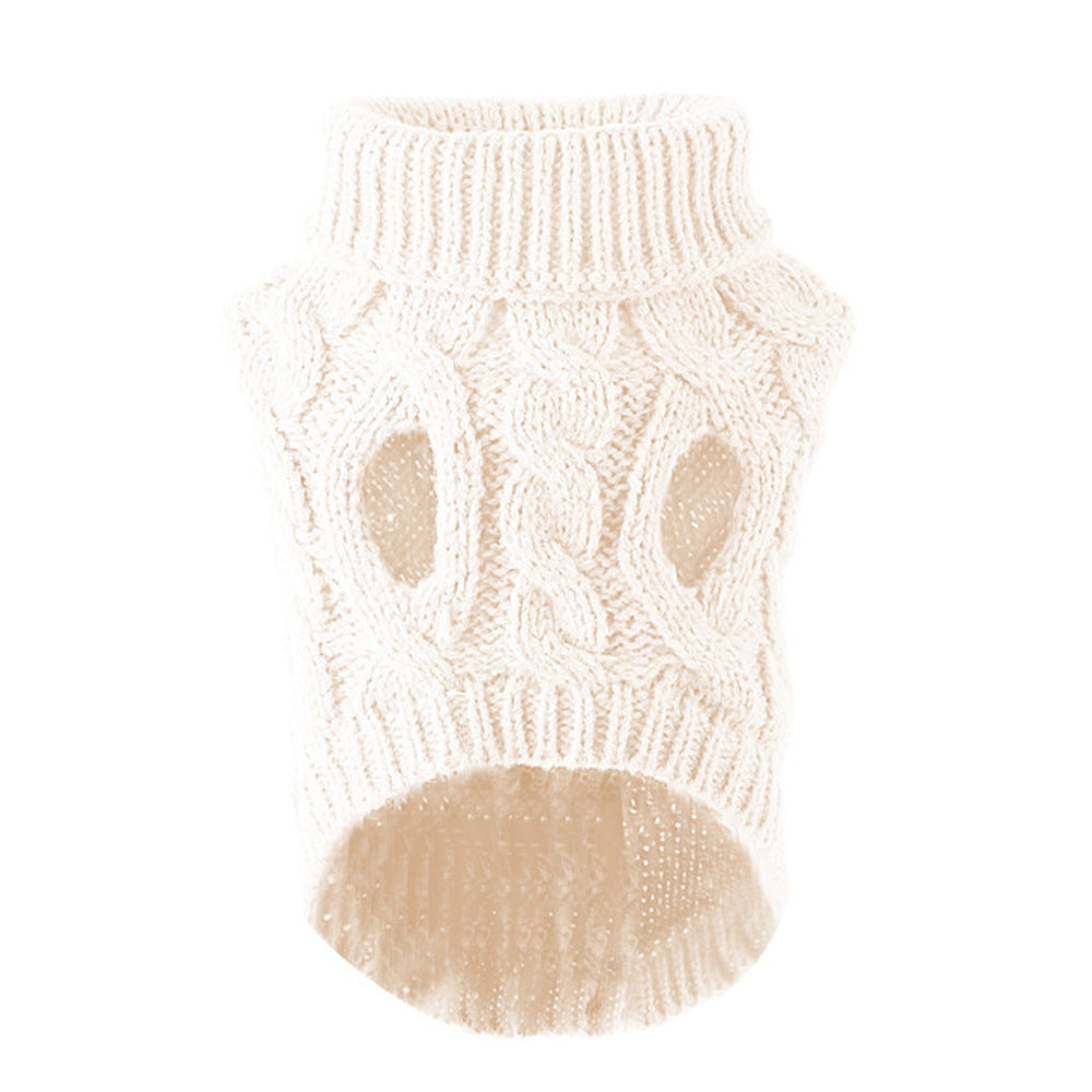 Pet Cable Knit Sweater