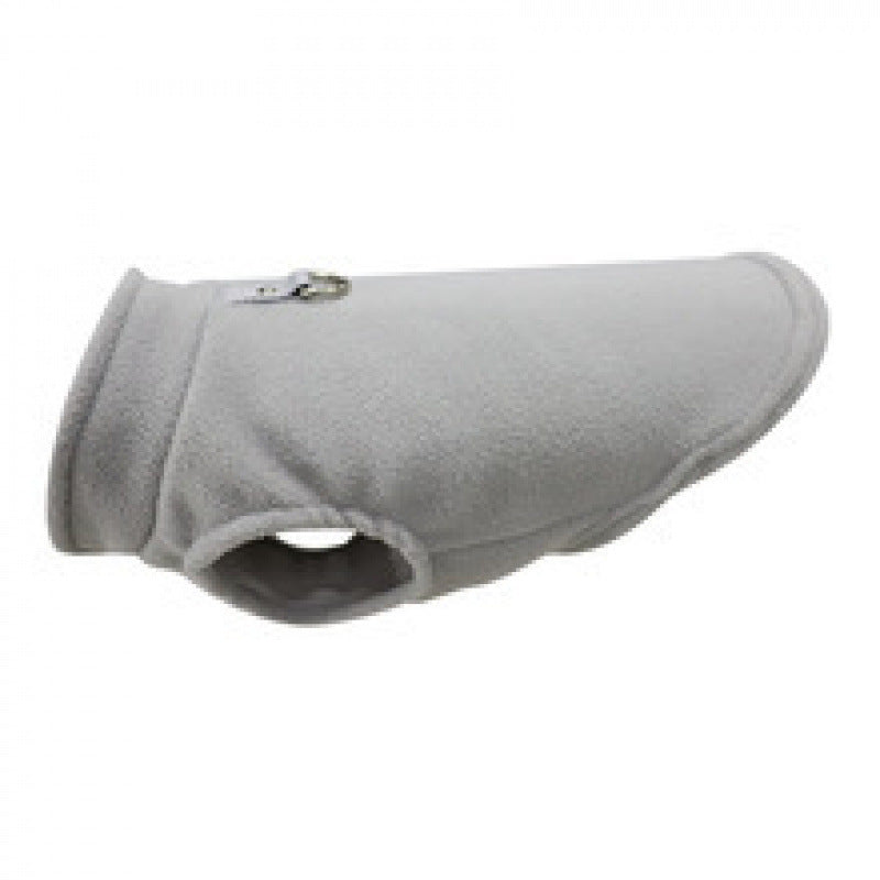 Pet Dog Fleece Vest Thick Warm Solid Color with Leash