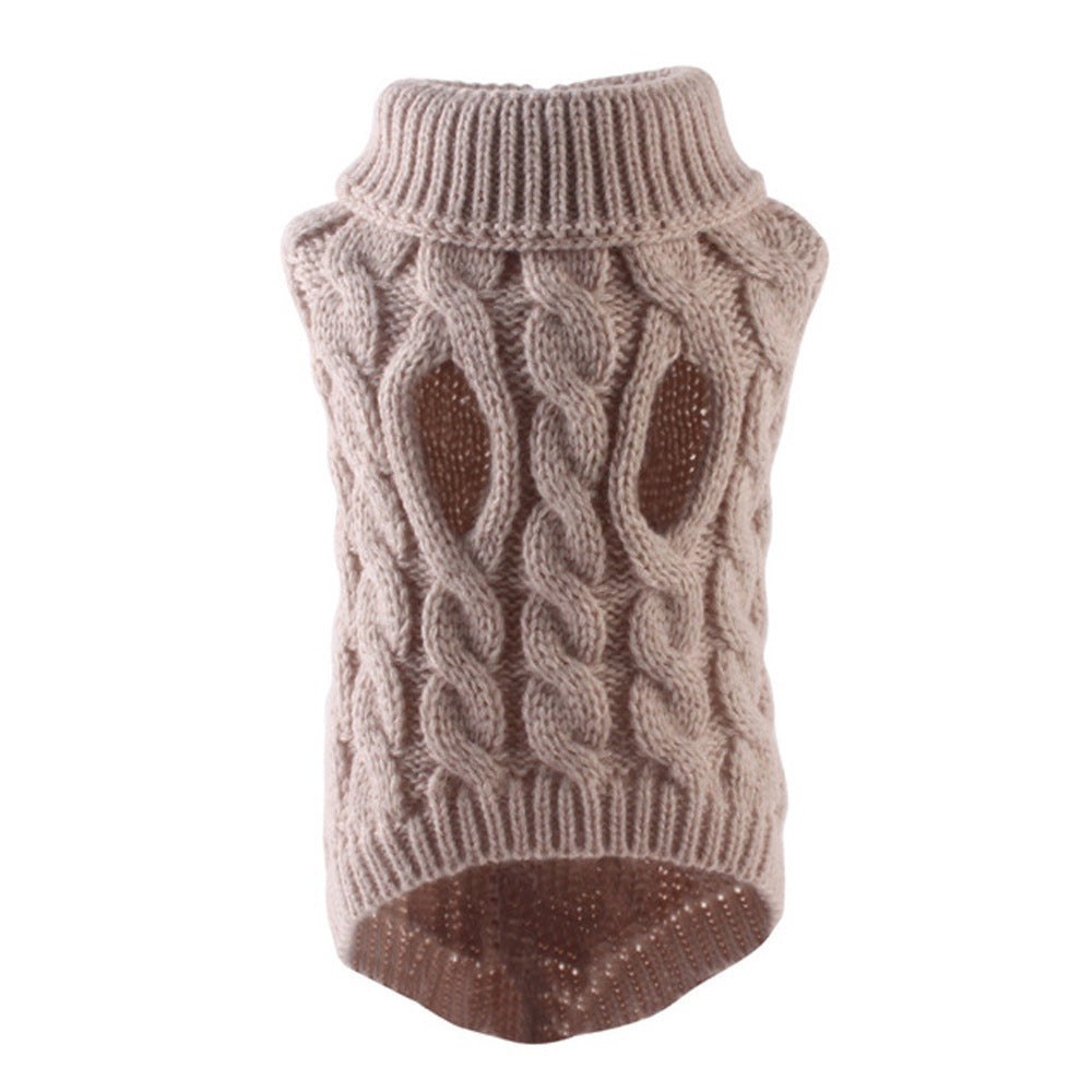 Pet Cable Knit Sweater