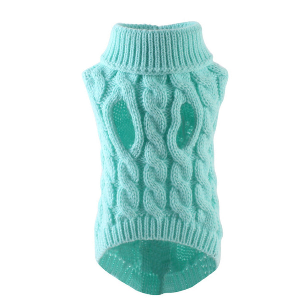 Pet Cable Knit Sweater