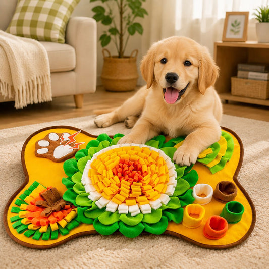Bone Shaped Pet Sniffing Training Mat