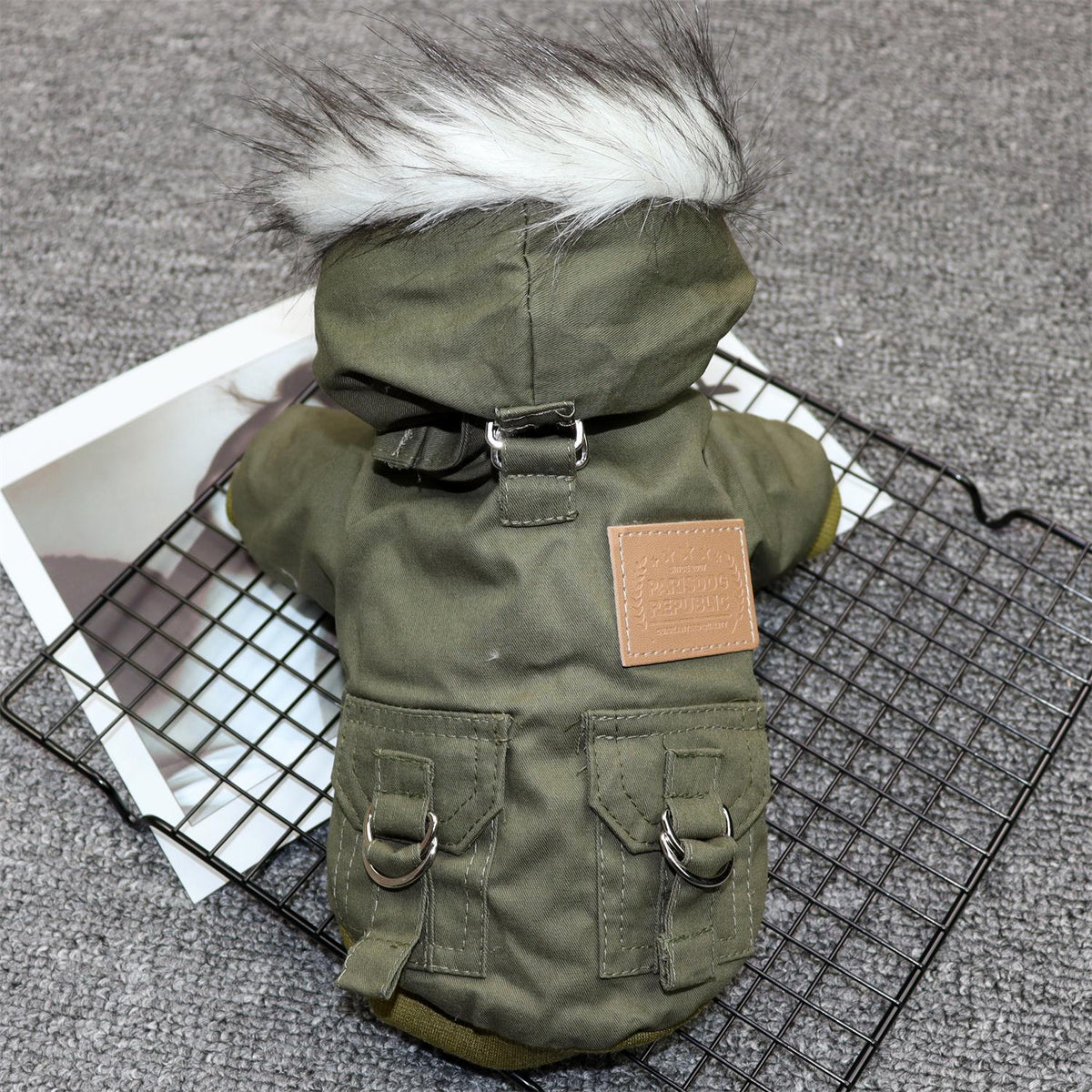 Thickened Winter Dog Clothes for Small Breeds Sporty Style Pet Apparel