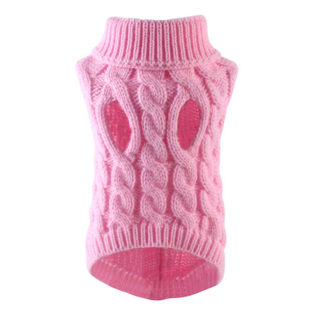 Pet Cable Knit Sweater