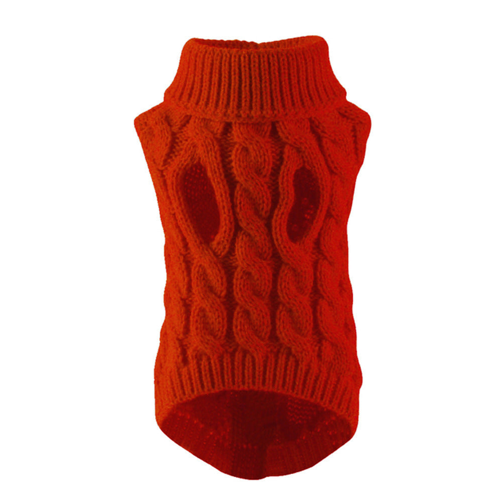 Pet Cable Knit Sweater