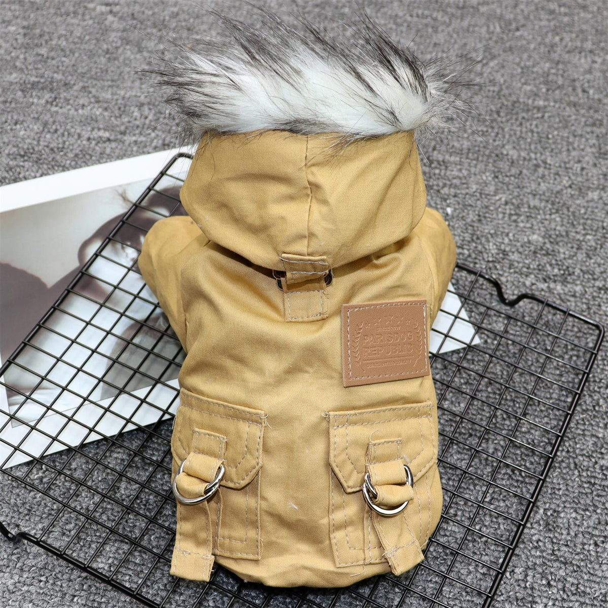 Thickened Winter Dog Clothes for Small Breeds Sporty Style Pet Apparel