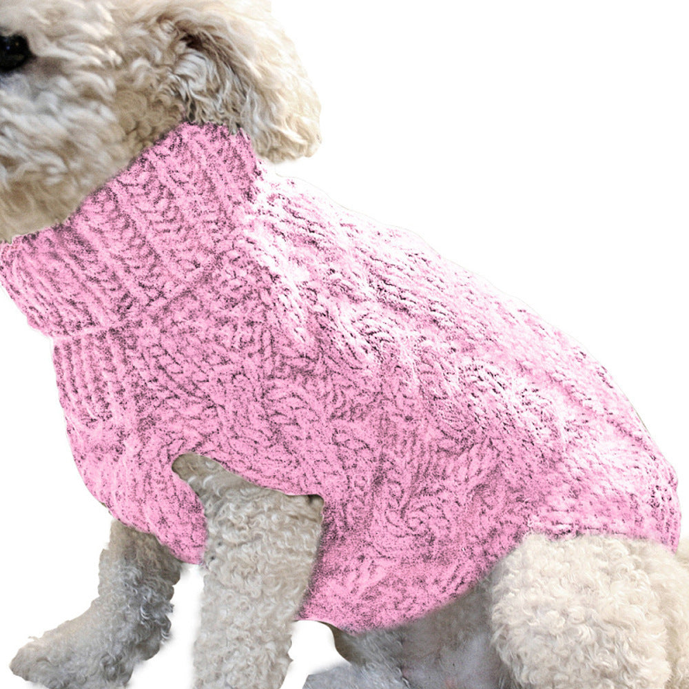 Pet Cable Knit Sweater